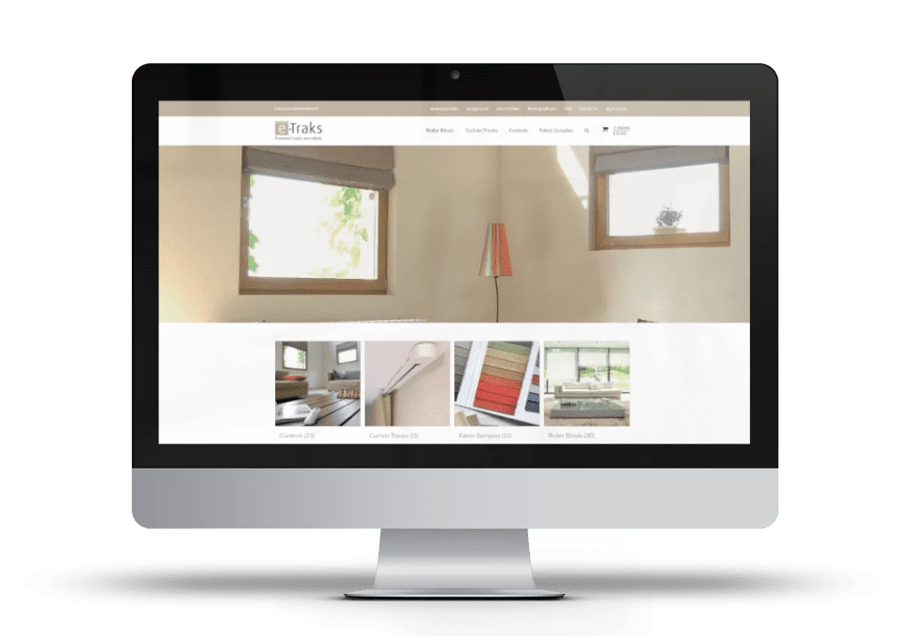 E-Traks Website Home Page