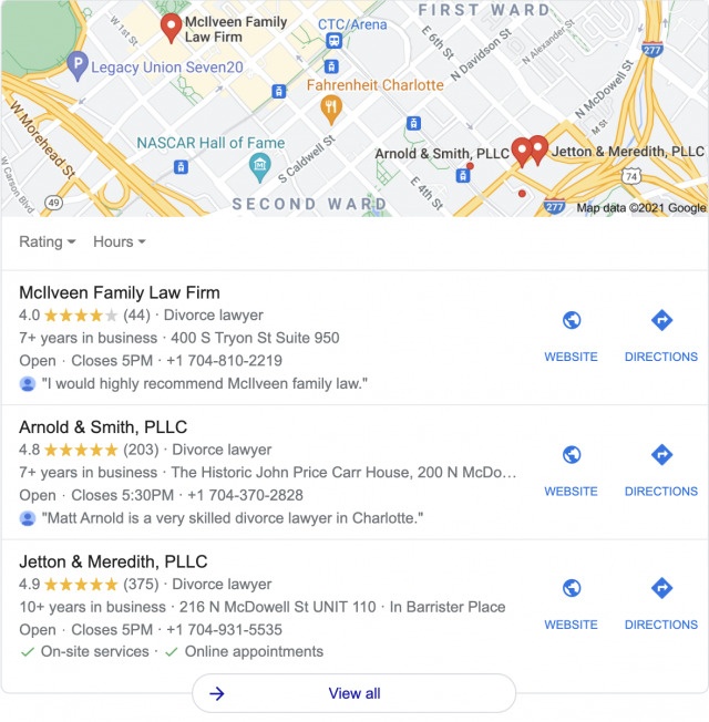 Google Local Pack